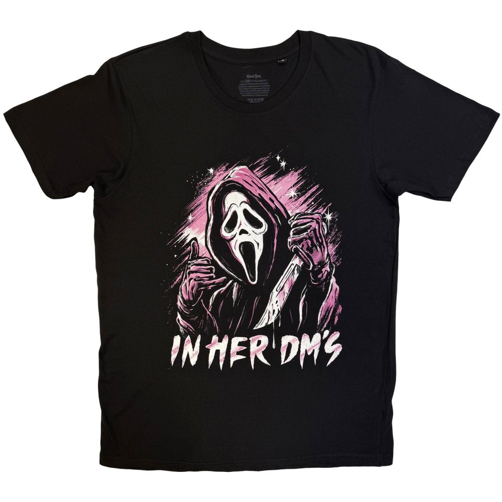 Scream Ghostface - In Her DM's Mens Tshirt - Black